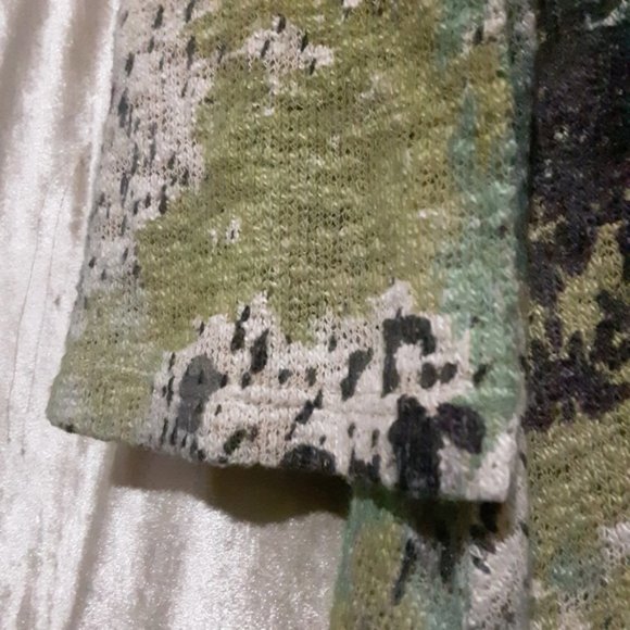 Jess & Jane Earth Leopard Sweater size L - Picture 4 of 5